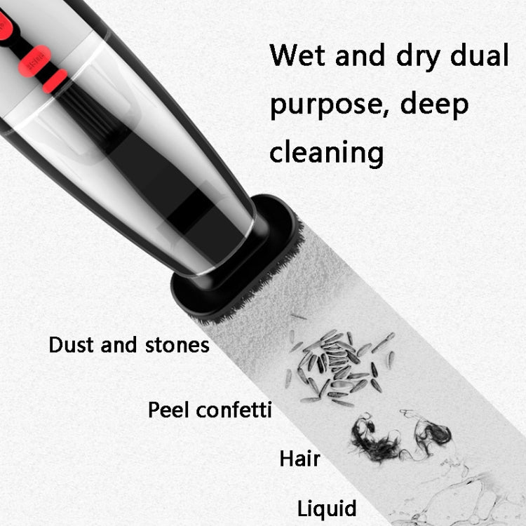 CS1016 120W Cordless Dry Wet Car Handheld Vacuum Cleaner With Light, Cordless with Light