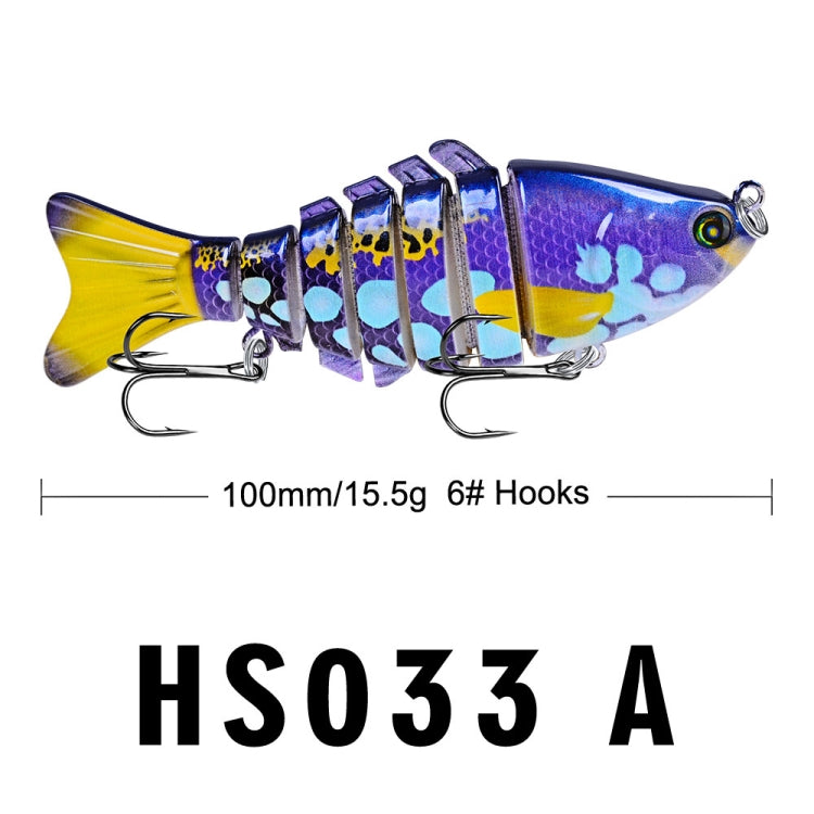 PROBEROS HS033 10cm 15.61g Knotty Lure Fish Bait Plastic Hard Bait