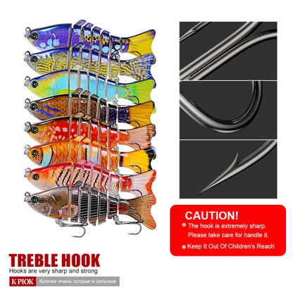 PROBEROS HS033 10cm 15.61g Knotty Lure Fish Bait Plastic Hard Bait