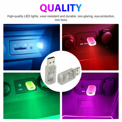 USB Car Internal Atmosphere Light, K6 Sound Control Single Lamp