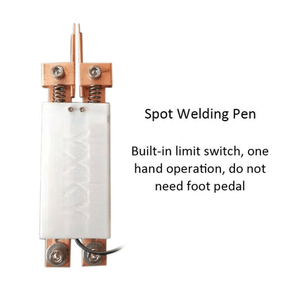 Integrated Spot Welder DIY Mini Handheld Welding Pen, White, Black, Blue