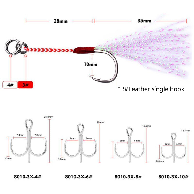 PROBEROS Iron Plate Lead Fish Far-Fluoch Metal Road Bait