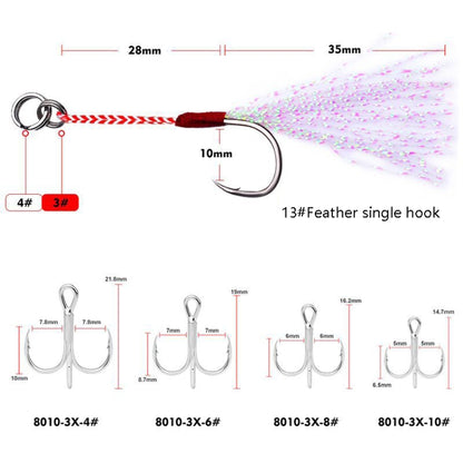 PROBEROS Iron Plate Lead Fish Far-Fluoch Metal Road Bait