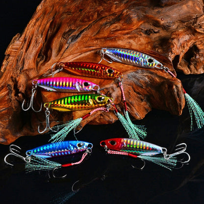 PROBEROS Iron Plate Lead Fish Far-Fluoch Metal Road Bait