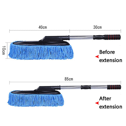 CS-365 Multifunctional Car Washing Telescopic Long-Handled Brush, Blue (Zipper Bag), Gray (Zipper Bag), Blue (OPP Bag), Gray (OPP Bag)
