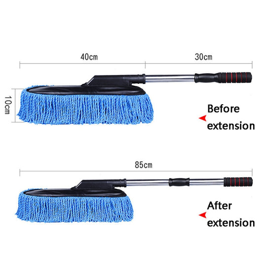 CS-365 Multifunctional Car Washing Telescopic Long-Handled Brush, Blue (Zipper Bag), Gray (Zipper Bag), Blue (OPP Bag), Gray (OPP Bag)