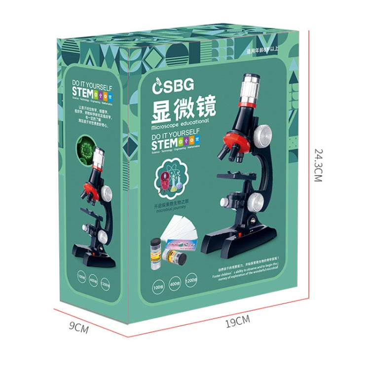 HD 1200 Times Microscope Children Educational Toys