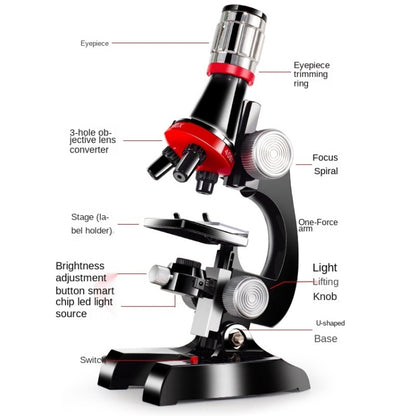 HD 1200 Times Microscope Children Educational Toys