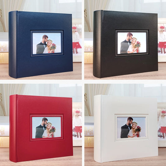 N55060 6 inch Couple Memorial Album, Red, Blue, Black, White