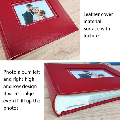 N55060 6 inch Couple Memorial Album, Red, Blue, Black, White