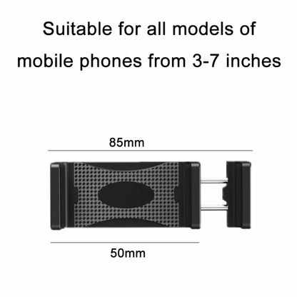 Double Chuck Rotary Multifunctional Cup Holder Mobile Phone Holder, Double Chuck Phone Holder