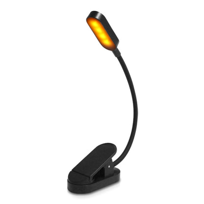 9 LEDs Mini Clip Desk Lamp USB Charging Student Eye Protection Reading Lamp, Blue and White, Black