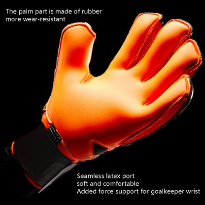 Ailsports ST5511 1 Pair Goalkeeper Thicken Latex Fingers Protection Gloves