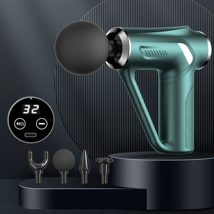 HB-008  Triangular Electric Fascia Gun Body Massage Gun, LCD Style, Button Style