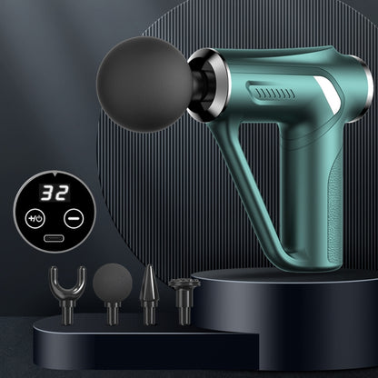 HB-008  Triangular Electric Fascia Gun Body Massage Gun, LCD Style, Button Style