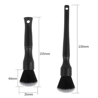 Car Air Conditioner Outlet Brush Interior Cleaning Soft Brush, Small+Large Black, Small+Large Blue, Small+Large Red