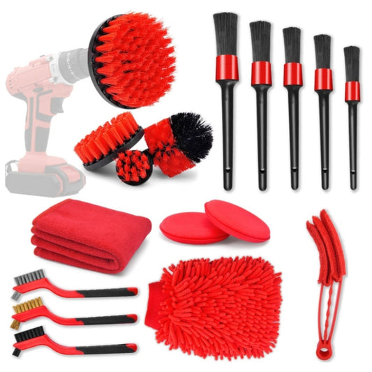 Car Wash Cleaning Brush Waterproof Car Wash Gloves, 18 PCS / Set