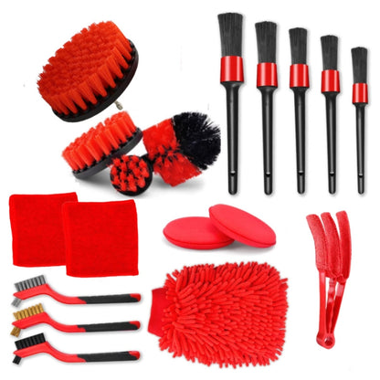Car Wash Cleaning Brush Waterproof Car Wash Gloves, 18 PCS / Set