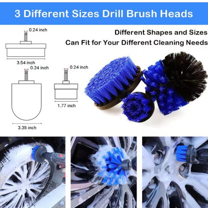 Multi-Function Cleaning Electric Drill Brush, 18 PCS