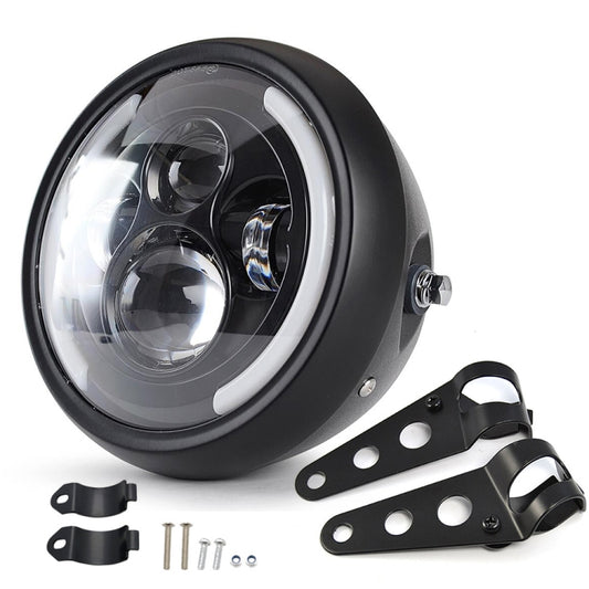 7.5 Inch Motorcycle Modified Headlights, With Brackets, Without Bracket