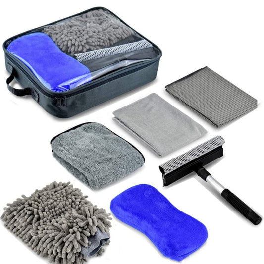 Car Wash Glove Sponge Scraper, 6 PCS / Set