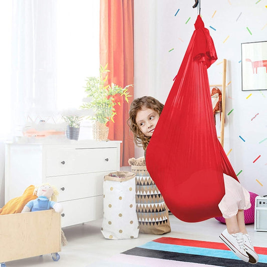 Kids Elastic Hammock Indoor Outdoor Swing, Size: