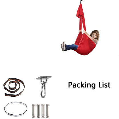 Kids Elastic Hammock Indoor Outdoor Swing, Size: