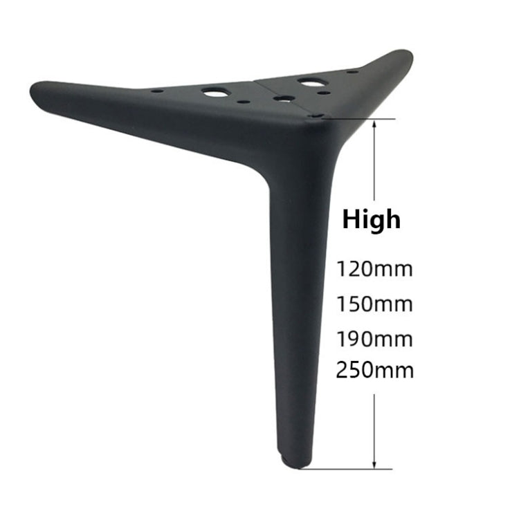 LH-XY-0010 Sofa Cabinet Metal Leg Furniture Leg, Height:, 12cm, 15cm, 19cm, 25cm, 12cm Matte Black, 15cm Matte Black, 12cm Brushed Blue), 15cm Brushed Blue), 19cm Brushed Blue), 19cm Matte Black, 25cm Brushed Blue), 25cm Matte Black