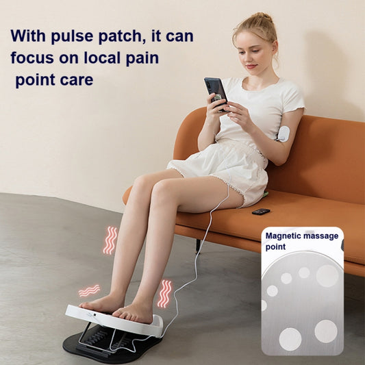 KL-808 EMS Foot Massager Massage Foot Mat Fitness Tilt Pedal,EU Plug, With Remote Control