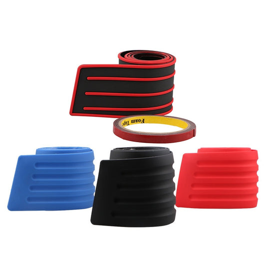 Car Tail Box Threshold Anti-Collision Strip, Black 8x90cm, Red 8x90cm, Blue 8x90cm, Black Red 8x90cm, Black 9x104cm