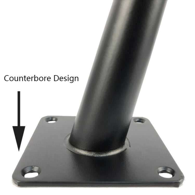 LH-ZT-0001 Cone Round Tube Furniture Support Legs, Style:, Oblique Cone Height 25cm, Oblique Cone Height 30cm, Oblique Cone Height 35cm, Oblique Cone Height 38cm, Oblique Cone Height 40cm, Oblique Cone Height 43cm, Oblique Cone Height 45cm�������������...
