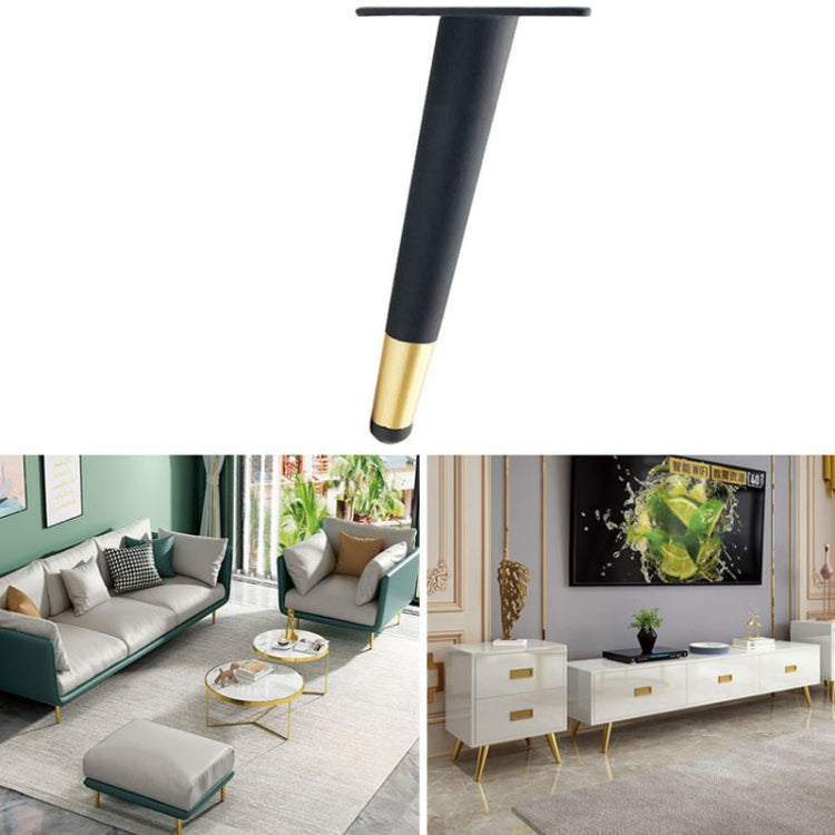 LH-ZT-0001 Cone Round Tube Furniture Support Legs, Style:, Oblique Cone Height 25cm, Oblique Cone Height 30cm, Oblique Cone Height 35cm, Oblique Cone Height 38cm, Oblique Cone Height 40cm, Oblique Cone Height 43cm, Oblique Cone Height 45cm�������������...