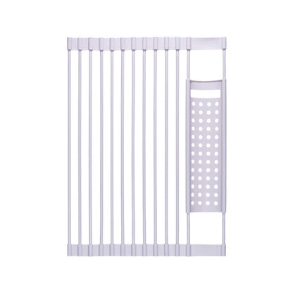 Kitchen Silicone Drain Rack Sink Drain Rack, 52 x 33cm Gray, 52 x 33cm White Gray, 43 x 33cm Gray, 43 x 33cm White Gray