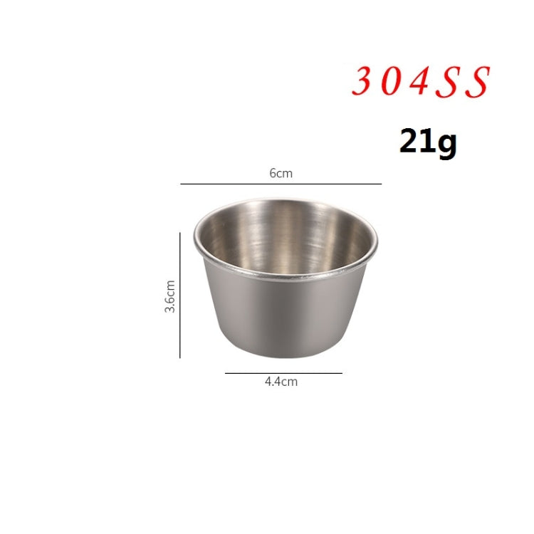 Stainless Steel Tortilla Salad Tomato Sauce Cup, Specification： 304 Small