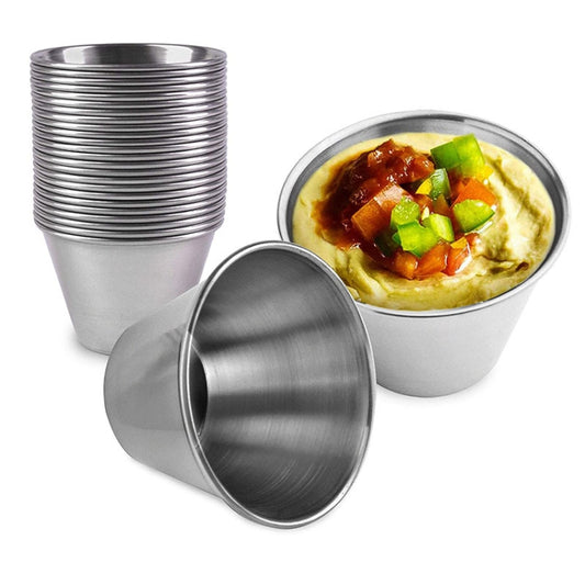 Stainless Steel Tortilla Salad Tomato Sauce Cup, Specification： 304 Small
