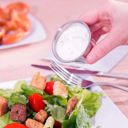 Stainless Steel Tortilla Salad Tomato Sauce Cup, Specification： 304 Small