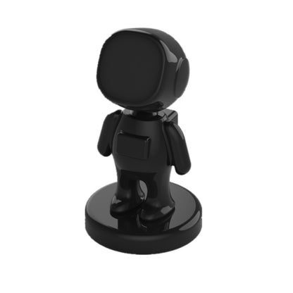 TOPFREE Astronaut Car Bracket Magnetic Adhesive Paste Navigation Car Phone Bracket, White, Black