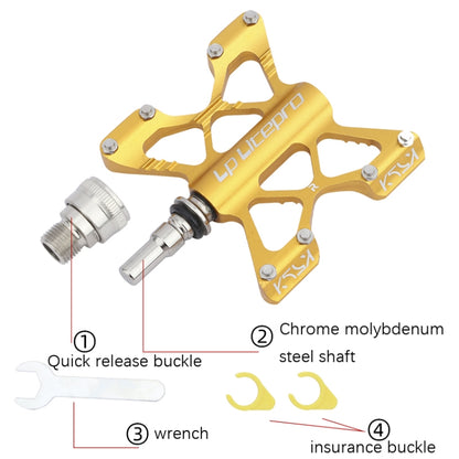 LP LitePro K5 Folding Bkie Aluminum Alloy Bearin Pedals