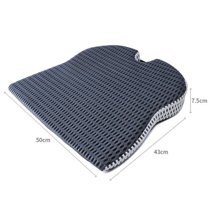 QFC040 U-shaped TThickened Memory Foam Car Seat Cushion, Black, Grey