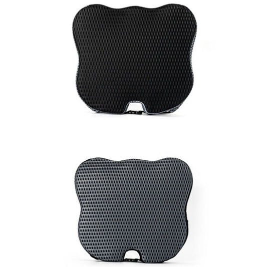 Thickened Breathable Memory Foam Car Seat Cushion, QFC047 Black, QFC047 Gray