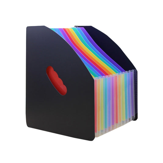 Standing Organ Clip Student Test Paper Storage Clip, Black Surface (Rainbow Inner Page), White Surface (Rainbow Inner Page), Blue Surface(White Inner Page), Red Surface (White Inner Page), Yellow Surface (White Inner Page)������������������������������...