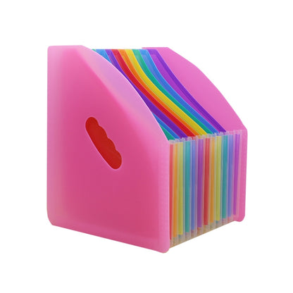Standing Organ Clip Student Test Paper Storage Clip, Black Surface (Rainbow Inner Page), White Surface (Rainbow Inner Page), Blue Surface(White Inner Page), Red Surface (White Inner Page), Yellow Surface (White Inner Page)������������������������������...