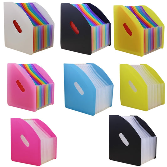 Standing Organ Clip Student Test Paper Storage Clip, Black Surface (Rainbow Inner Page), White Surface (Rainbow Inner Page), Blue Surface(White Inner Page), Red Surface (White Inner Page), Yellow Surface (White Inner Page)������������������������������...