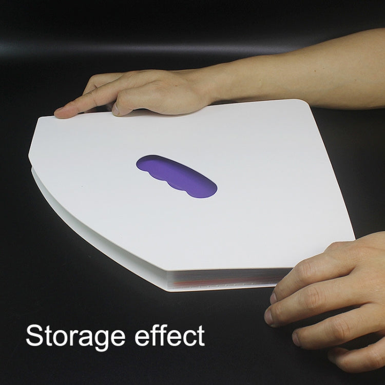 Standing Organ Clip Student Test Paper Storage Clip, Black Surface (Rainbow Inner Page), White Surface (Rainbow Inner Page), Blue Surface(White Inner Page), Red Surface (White Inner Page), Yellow Surface (White Inner Page)������������������������������...