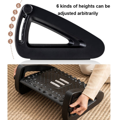 Office Computer Set Up Foot Stool Foot Massage Pedal, Black, White, Bean Color