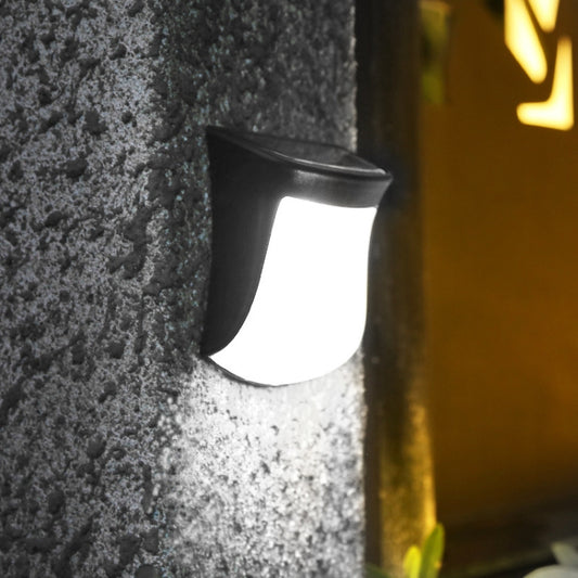 Solar Doll Wall Light Outdoor Garden Fence Decoration Waterproof Solar Light, White Light, Warm Light