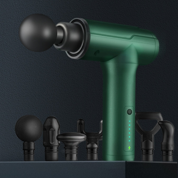 BG-128 6-speed Mini Convenient Massage Gun With 6 Massage Heads,CN Plug