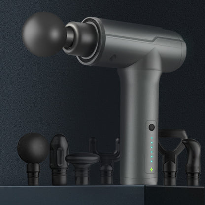 BG-128 6-speed Mini Convenient Massage Gun With 6 Massage Heads,CN Plug