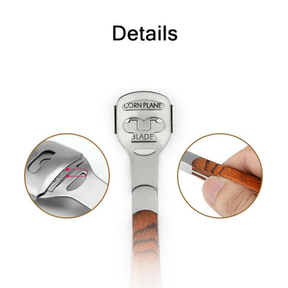 Pedicure Knife For Dead Skin Calluses Tool Set, Specification:, Colorful Wooden Iron Box, Stainless Steel Iron Box