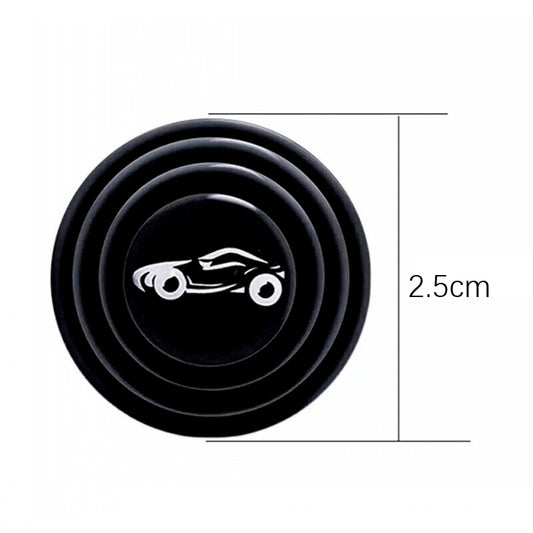 Car Door Anti-Collision Shock Pad, Color: Black Unmarked, Black Unmarked, Black With Sports Car Logo, Luminous Unmarked, Luminous With Sports Car Logo